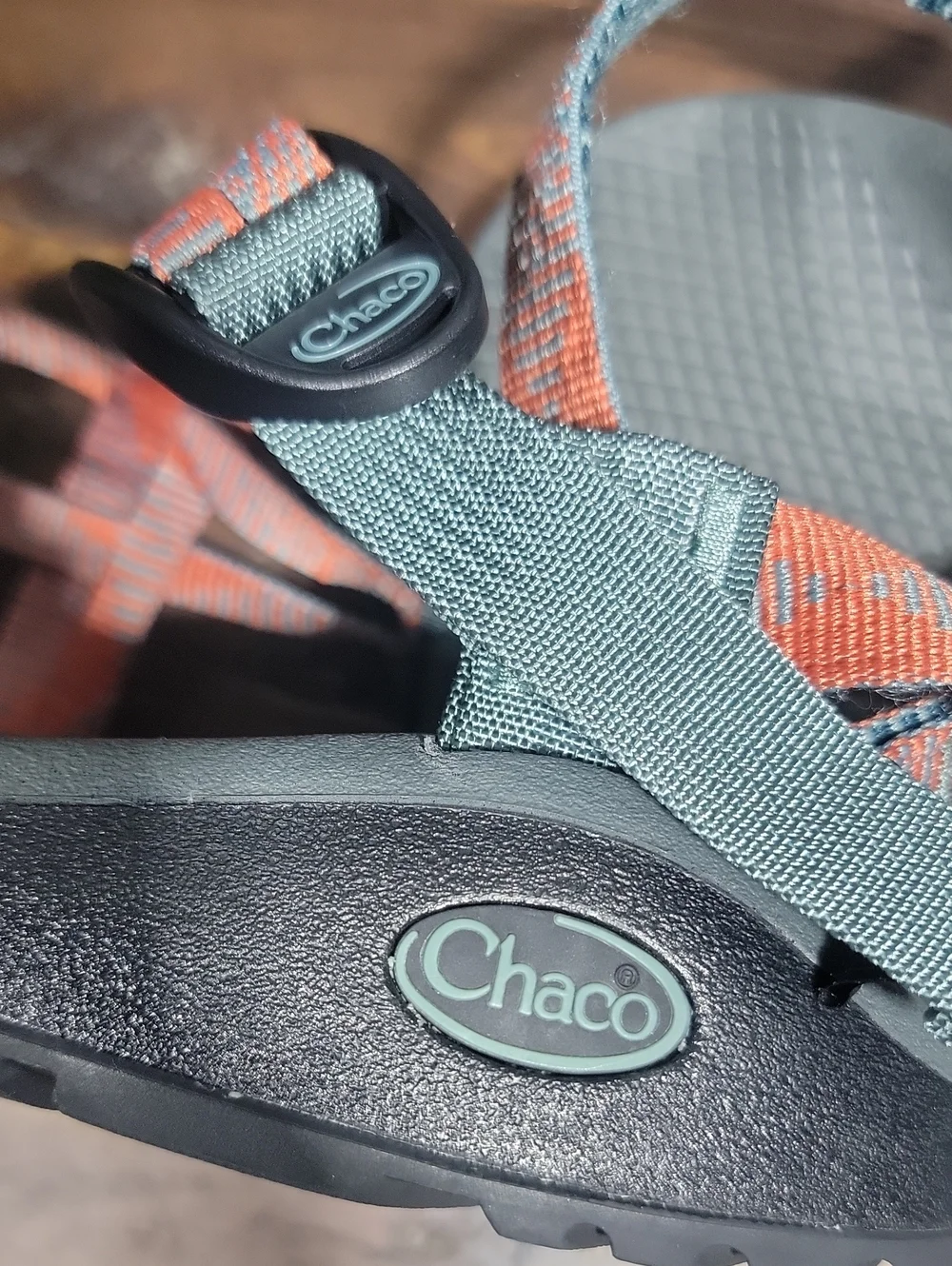 Chaco Z Cloud Teal Sandals W9